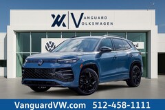Certified pre-owned 2026 Volkswagen Tiguan SE R-Line Black SUV for sale in Austin, TX