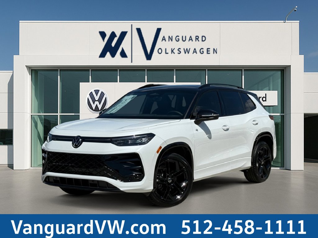 Certified pre-owned 2026 Volkswagen Tiguan SE R-Line Black SUV for sale in Austin, TX