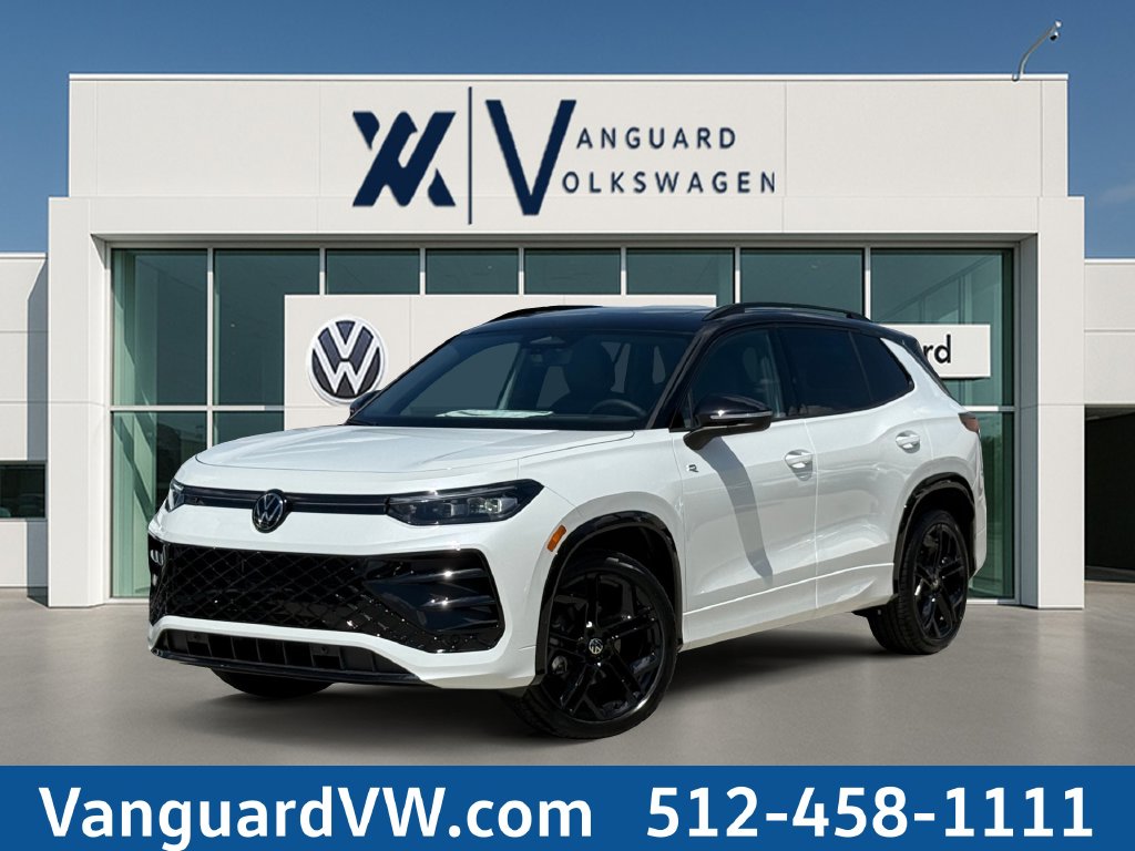 Certified pre-owned 2026 Volkswagen Tiguan SE R-Line Black SUV for sale in Austin, TX