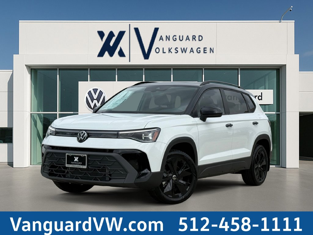 Certified pre-owned 2027 Volkswagen Taos 1.5T SE Black SUV for sale in Austin, TX