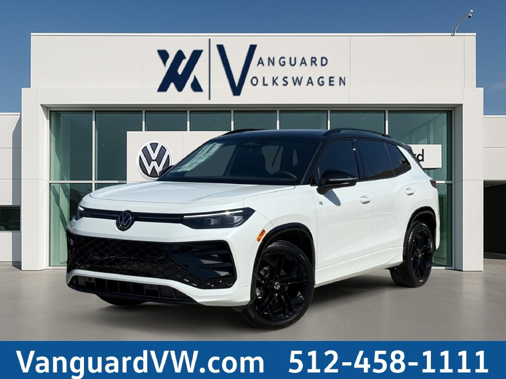 Certified pre-owned 2026 Volkswagen Tiguan SE R-Line Black SUV for sale in Austin, TX