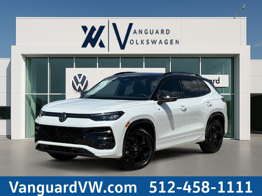 Certified pre-owned 2026 Volkswagen Tiguan SE R-Line Black SUV for sale in Austin, TX