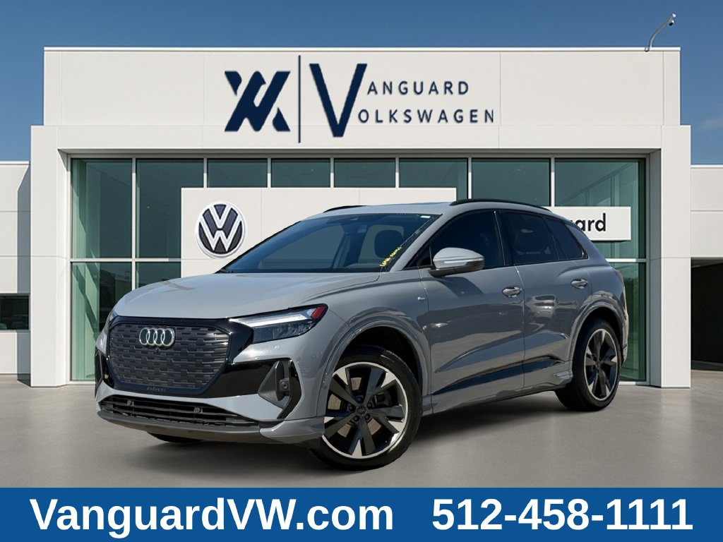 Certified pre-owned 2024 Audi Q4 e-tron Premium Plus SUV for sale in Austin, TX