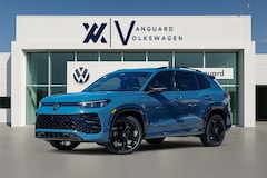 Certified pre-owned 2026 Volkswagen Tiguan 2.0T SE R-Line Black SUV for sale in Austin, TX