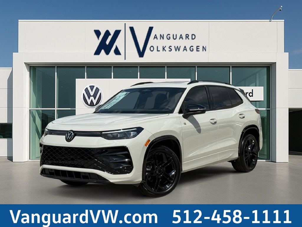 Certified pre-owned 2026 Volkswagen Tiguan SE R-Line Black SUV for sale in Austin, TX