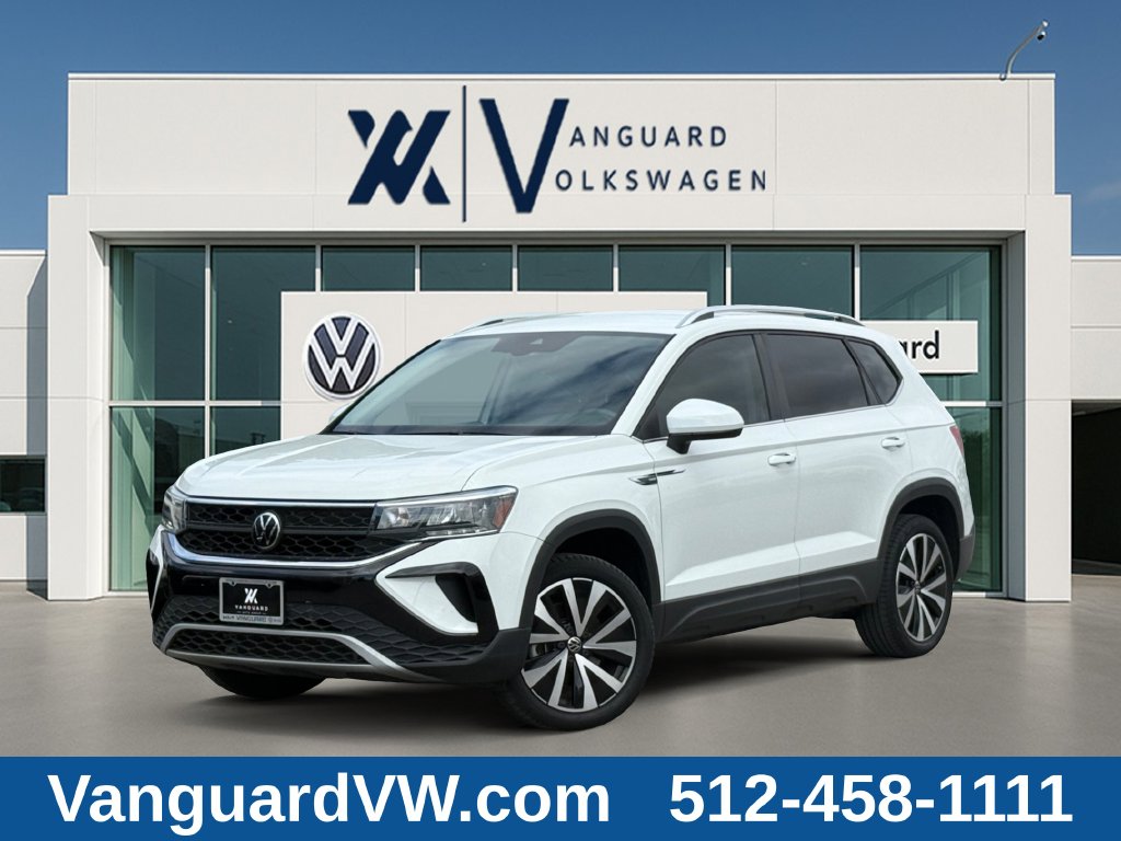 Certified pre-owned 2023 Volkswagen Taos 1.5T SE SUV for sale in Austin, TX