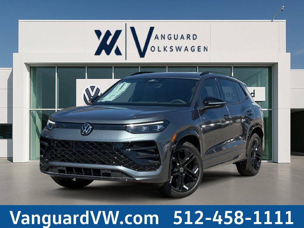 Certified pre-owned 2026 Volkswagen Tiguan SE R-Line Black SUV for sale in Austin, TX