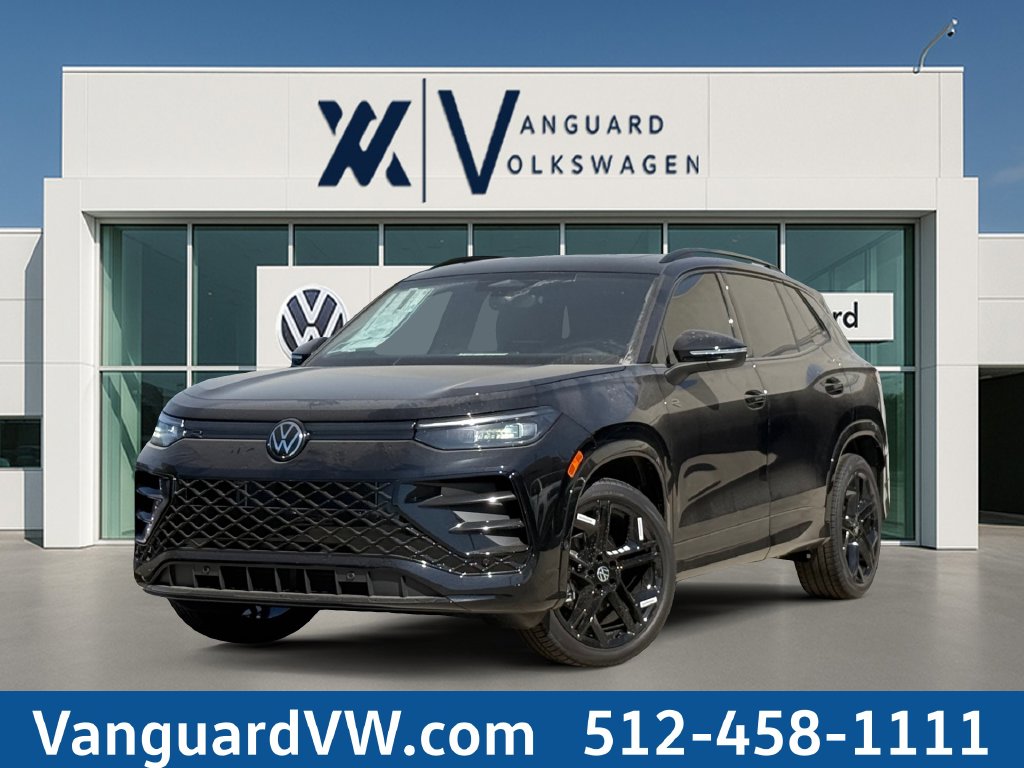 Certified pre-owned 2026 Volkswagen Tiguan SE R-Line Black SUV for sale in Austin, TX