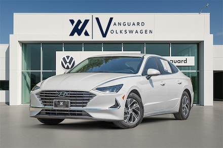 New 2021 Hyundai Sonata Hybrid Blue Sedan in Austin, TX