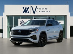 Certified pre-owned 2026 Volkswagen Atlas Cross Sport 2.0T SEL R-Line Black SUV for sale in Austin, TX