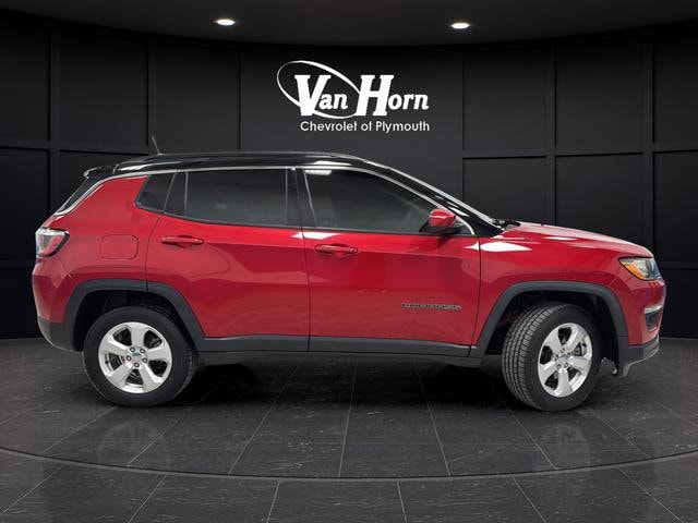 Used 2019 Jeep Compass Latitude with VIN 3C4NJDBB7KT600044 for sale in Plymouth, WI