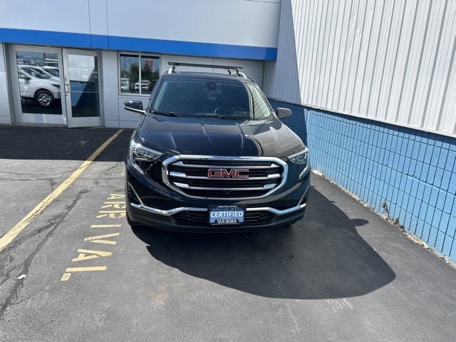 Used 2018 GMC Terrain SLT with VIN 3GKALWEU8JL223552 for sale in Plymouth, WI