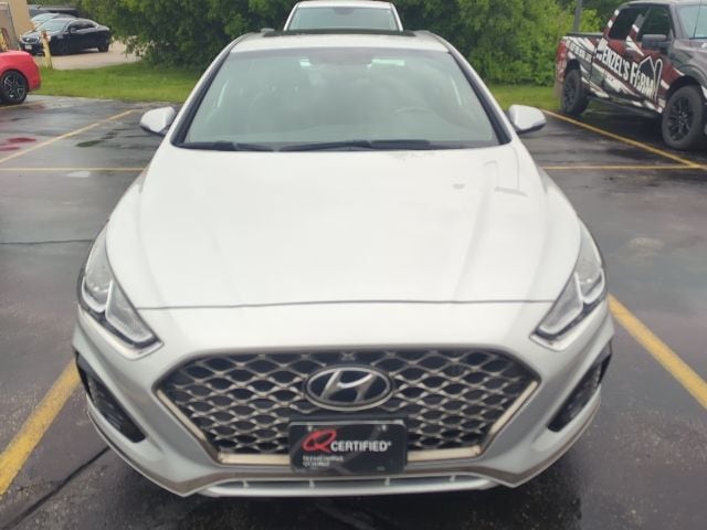 Used 2018 Hyundai Sonata Sport with VIN 5NPE34AF6JH643805 for sale in Oconomowoc, WI