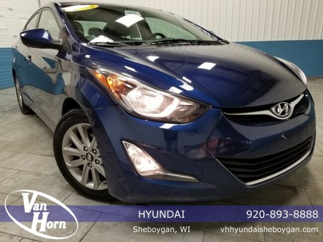 Used 2015 Hyundai Elantra For Sale At Van Horn Hyundai Of Sheboygan