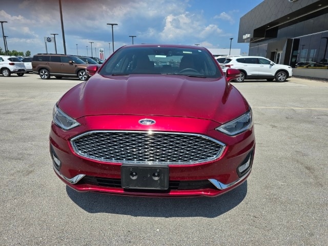 Used 2019 Ford Fusion Hybrid Titanium with VIN 3FA6P0RUXKR164358 for sale in Sheboygan, WI