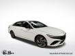 New 2025 Hyundai Elantra Hybrid Blue Sedan