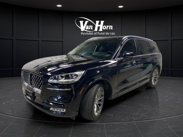 Used 2021 Lincoln Aviator Grand Touring with VIN 5LMYJ8XYXMNL02195 for sale in Fond du Lac, WI