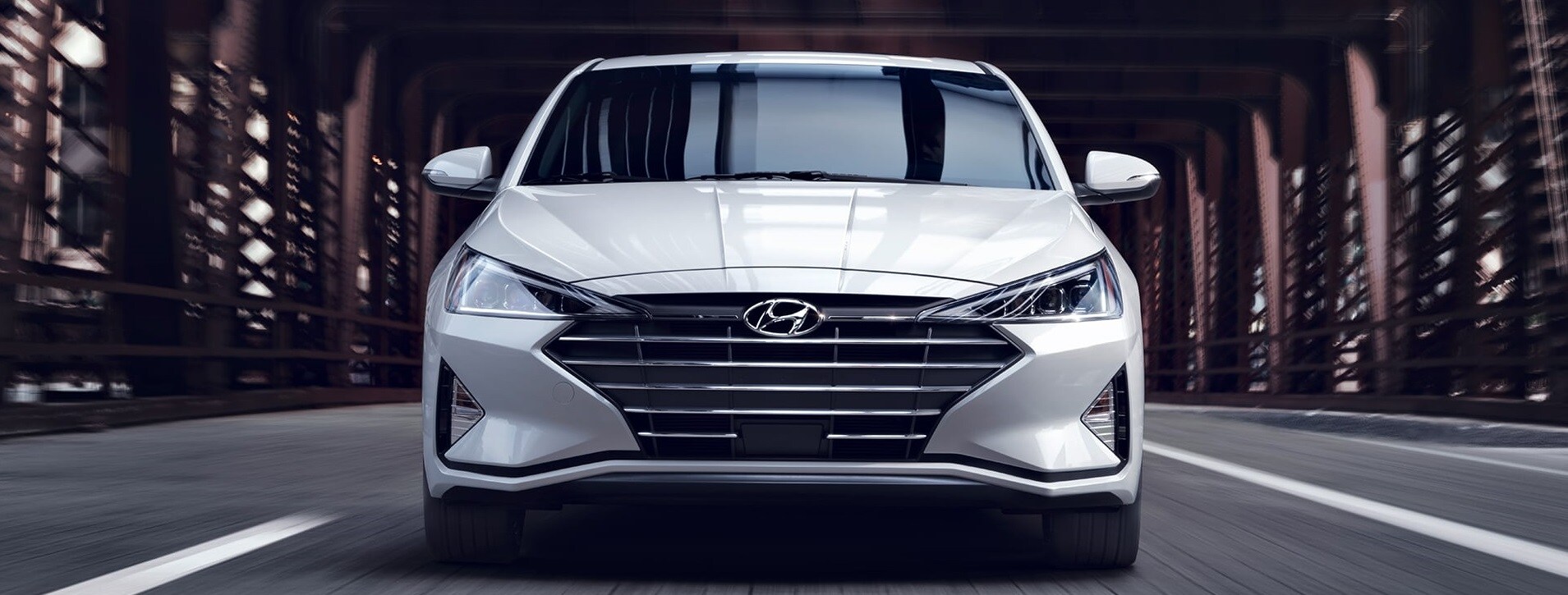 A White 2019 Hyundai Elantra