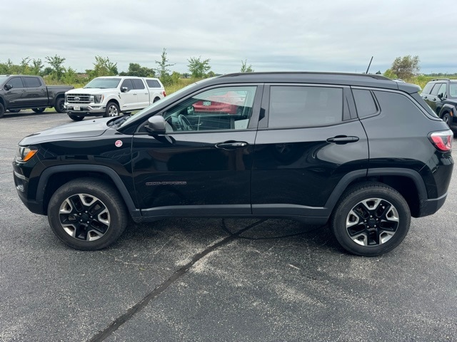 Used 2018 Jeep Compass Trailhawk with VIN 3C4NJDDB5JT129667 for sale in Fond Du Lac, WI