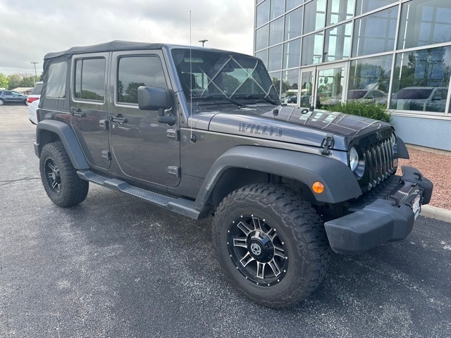 Used 2018 Jeep Wrangler JK Unlimited Willys Wheeler with VIN 1C4BJWDG6JL869329 for sale in Fond Du Lac, WI