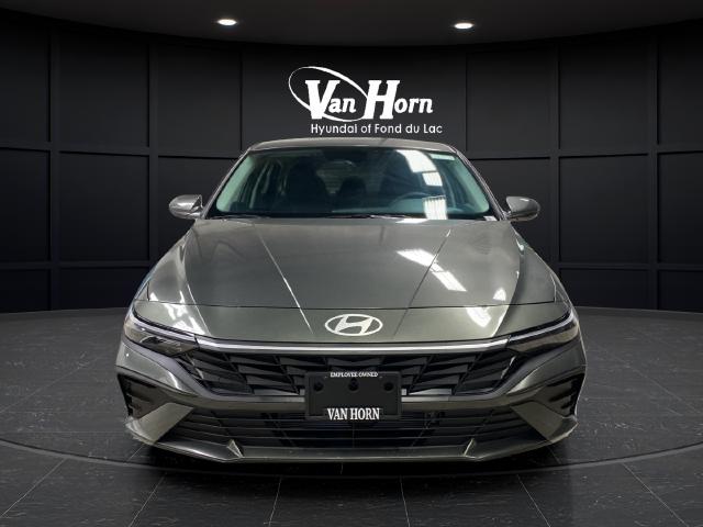 New 2026 Hyundai Elantra Hybrid Blue Sedan
