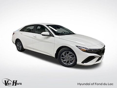 2025 Hyundai Elantra Hybrid Blue Sedan