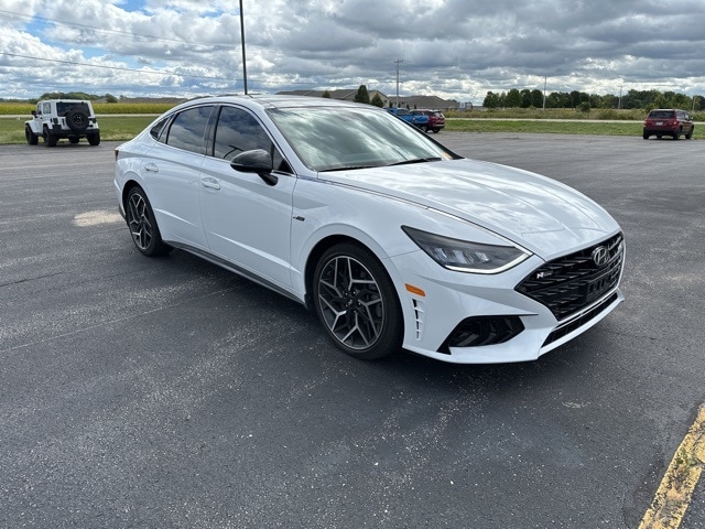 Used 2023 Hyundai Sonata N Line with VIN KMHL14JC6PA262633 for sale in Fond Du Lac, WI