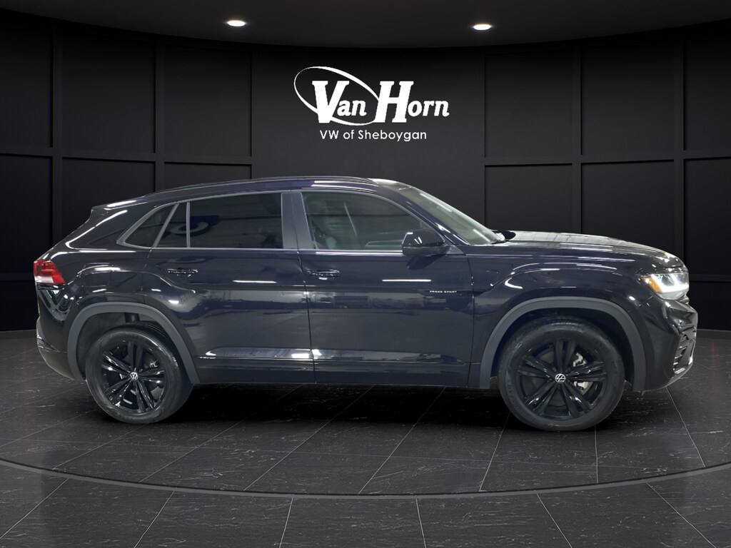 Certified 2023 Volkswagen Atlas Cross Sport 3.6L V6 SEL R-Line Black SUV
