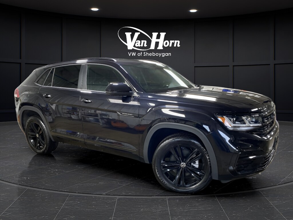 Certified 2023 Volkswagen Atlas Cross Sport 3.6L V6 SEL R-Line Black SUV