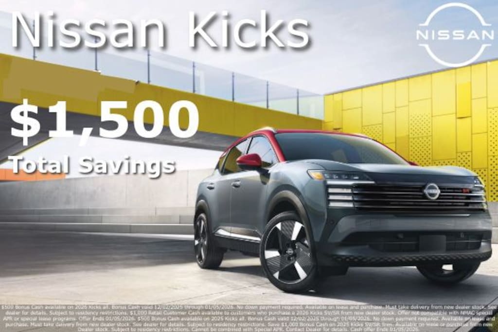 New 2026 Nissan Kicks SR