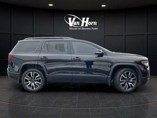 Used 2021 GMC Acadia SLE with VIN 1GKKNRLS2MZ150094 for sale in Stevens Point, WI