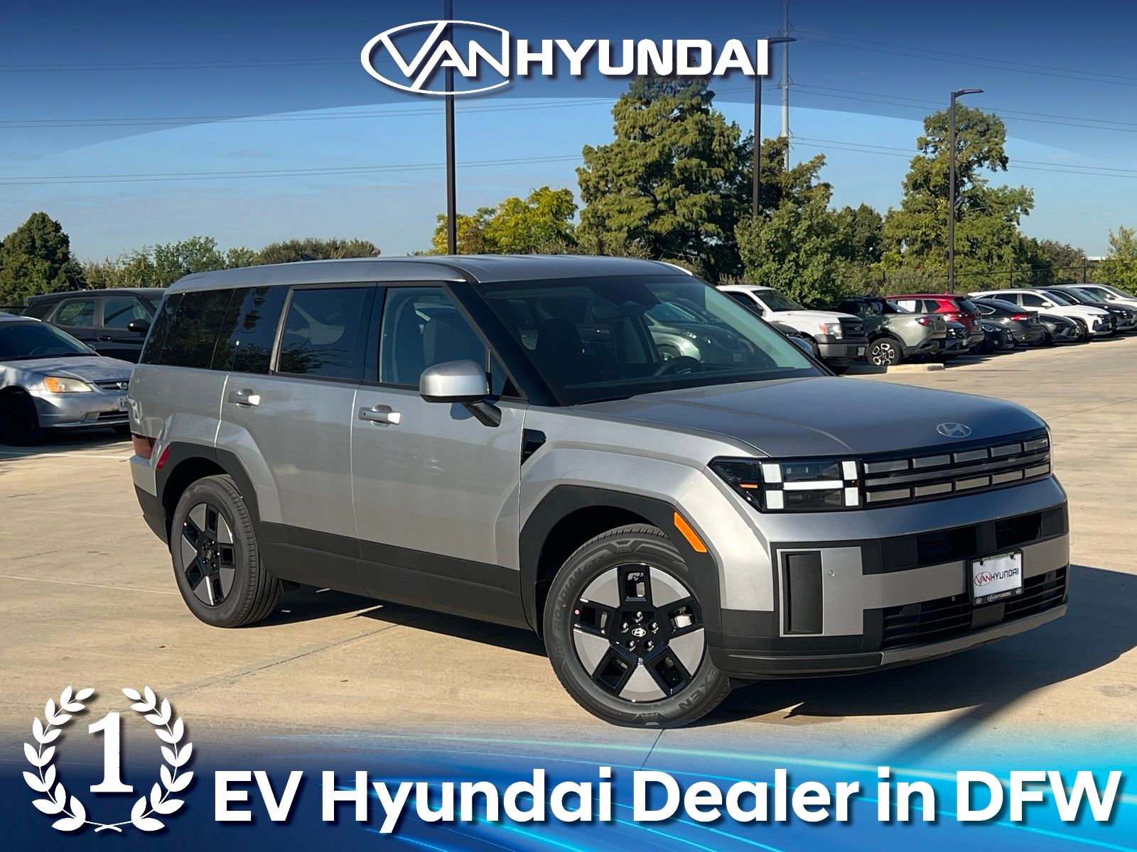 Shimmering Silver 2026 Hyundai Santa Fe Hybrid SUV / Crossover Front-Wheel Drive 6-Speed Automatic