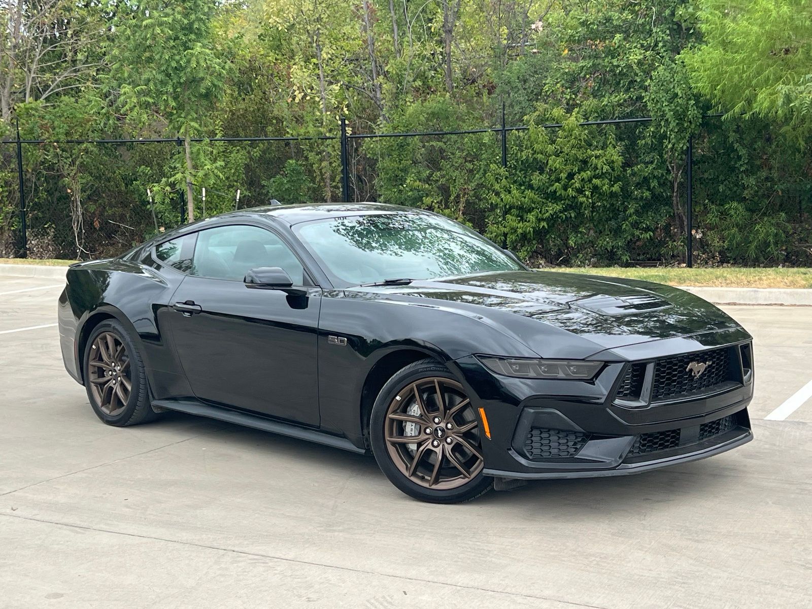 Shadow Black 2025 Ford Mustang Coupe Rear-Wheel Drive Automatic