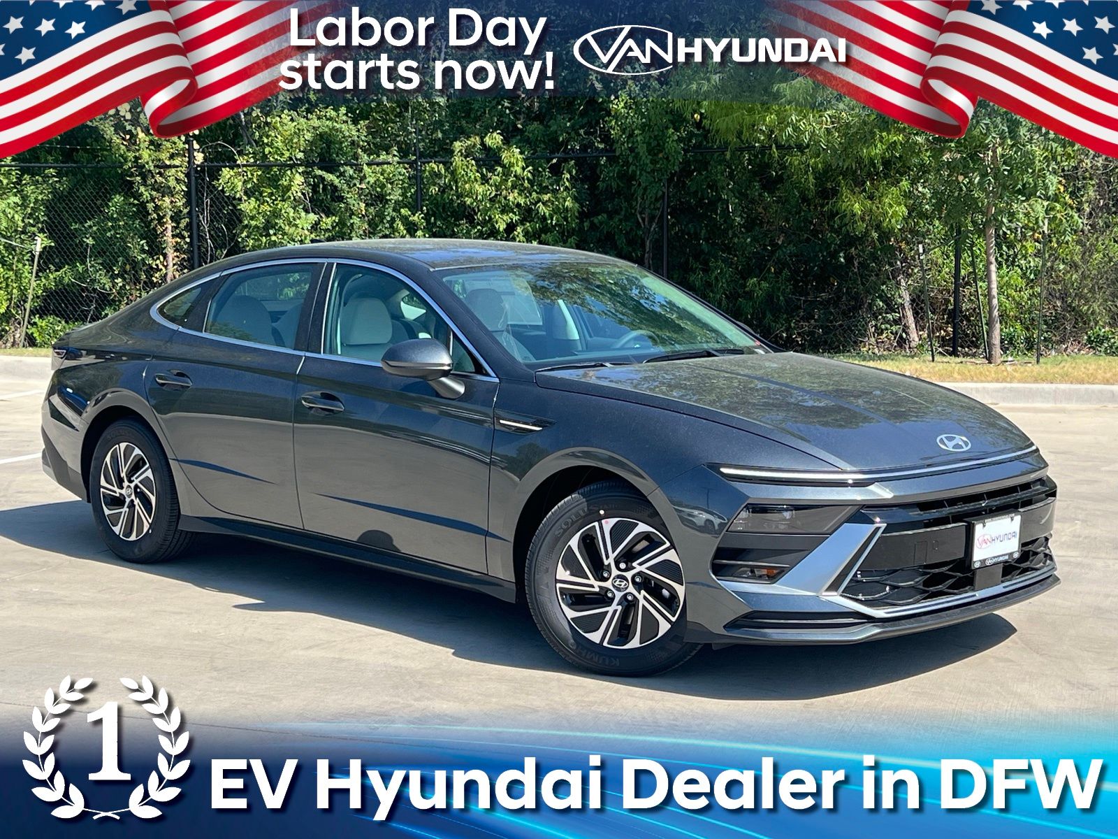 New 2026 Hyundai Sonata Hybrid Blue