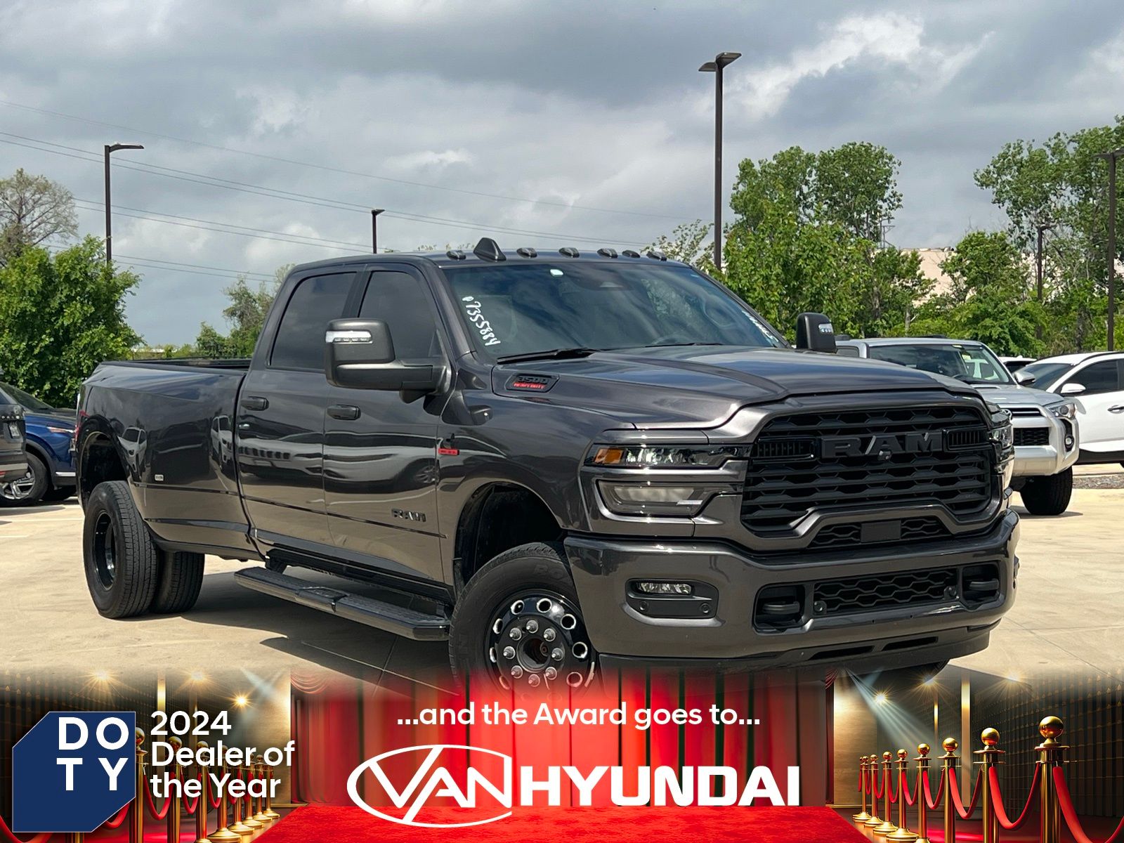 Granite Crystal 2025 RAM 3500 Big Horn Crew Cab LB DRW 4WD Pickup Truck Four-Wheel Drive 8-Speed Automatic