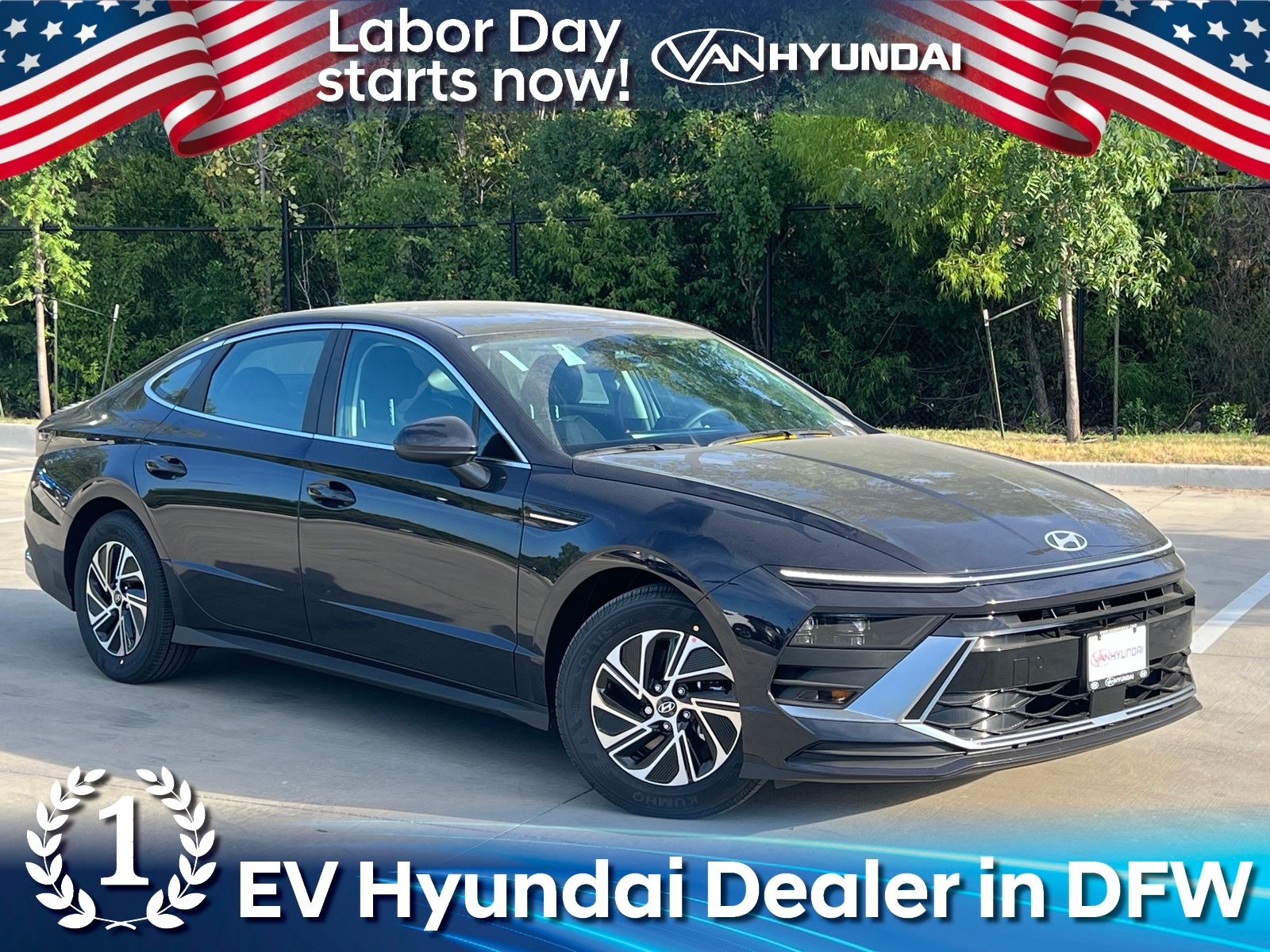 New 2026 Hyundai Sonata Hybrid Blue