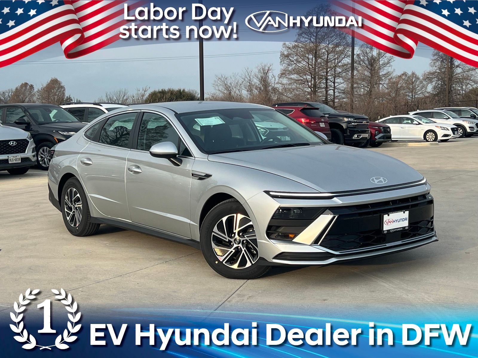 New 2026 Hyundai Sonata Hybrid Blue