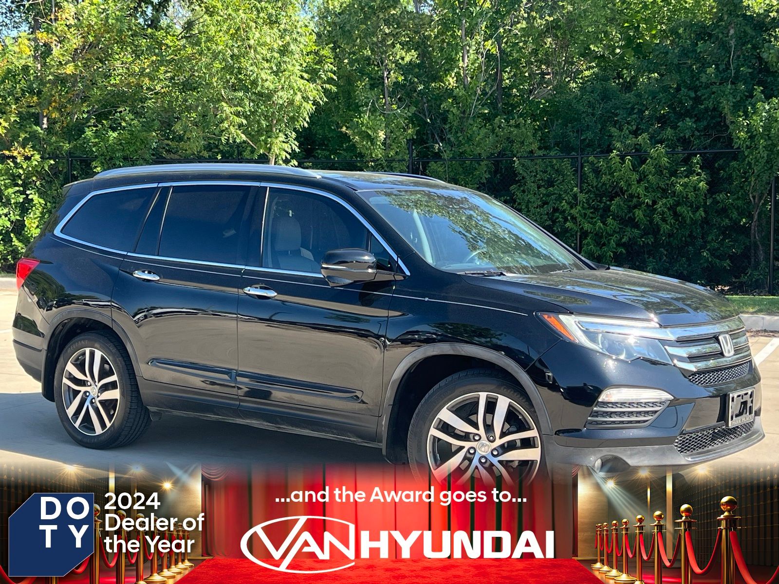 Crystal Black Pearl 2016 Honda Pilot SUV / Crossover Front-Wheel Drive 9-Speed Automatic