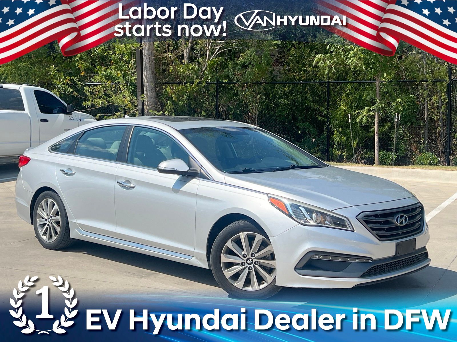 Symphony Silver 2017 Hyundai Sonata Sedan Front-Wheel Drive 6-Speed Automatic