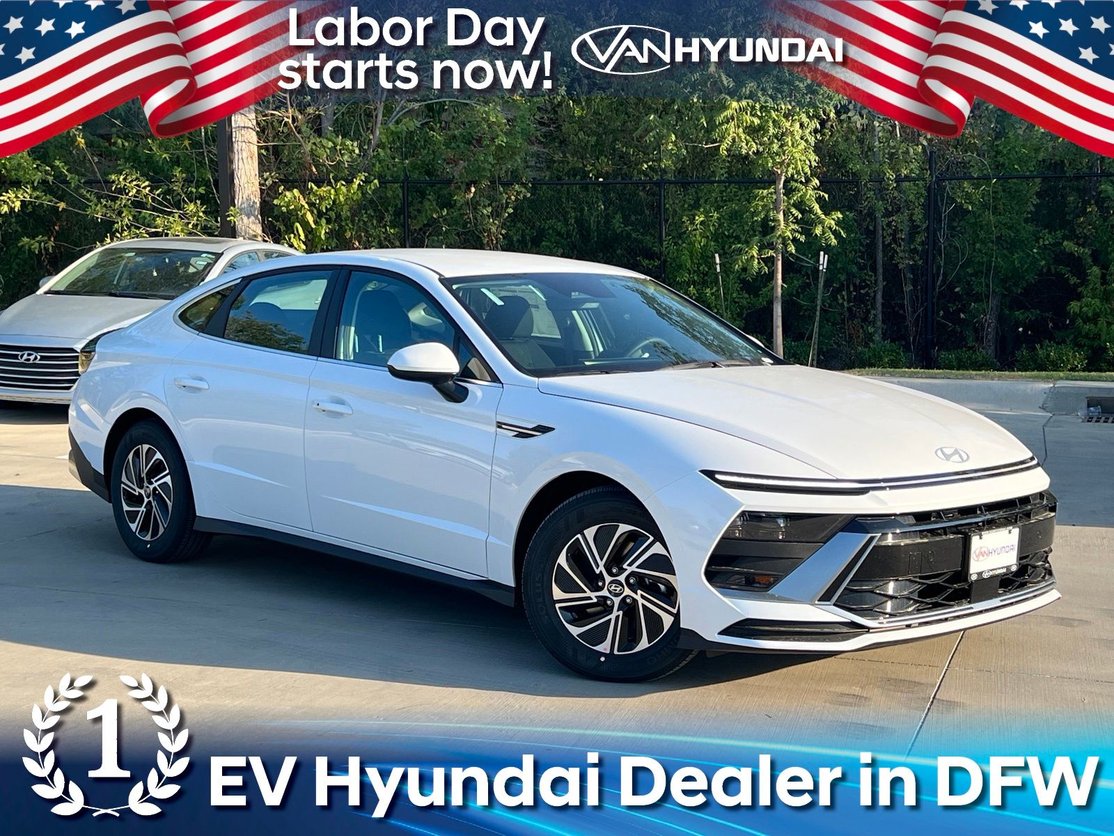 New 2026 Hyundai Sonata Hybrid Blue