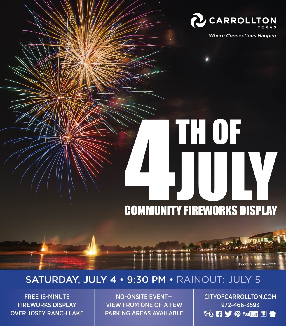 Carrollton Fireworks Display Taking Off July 4