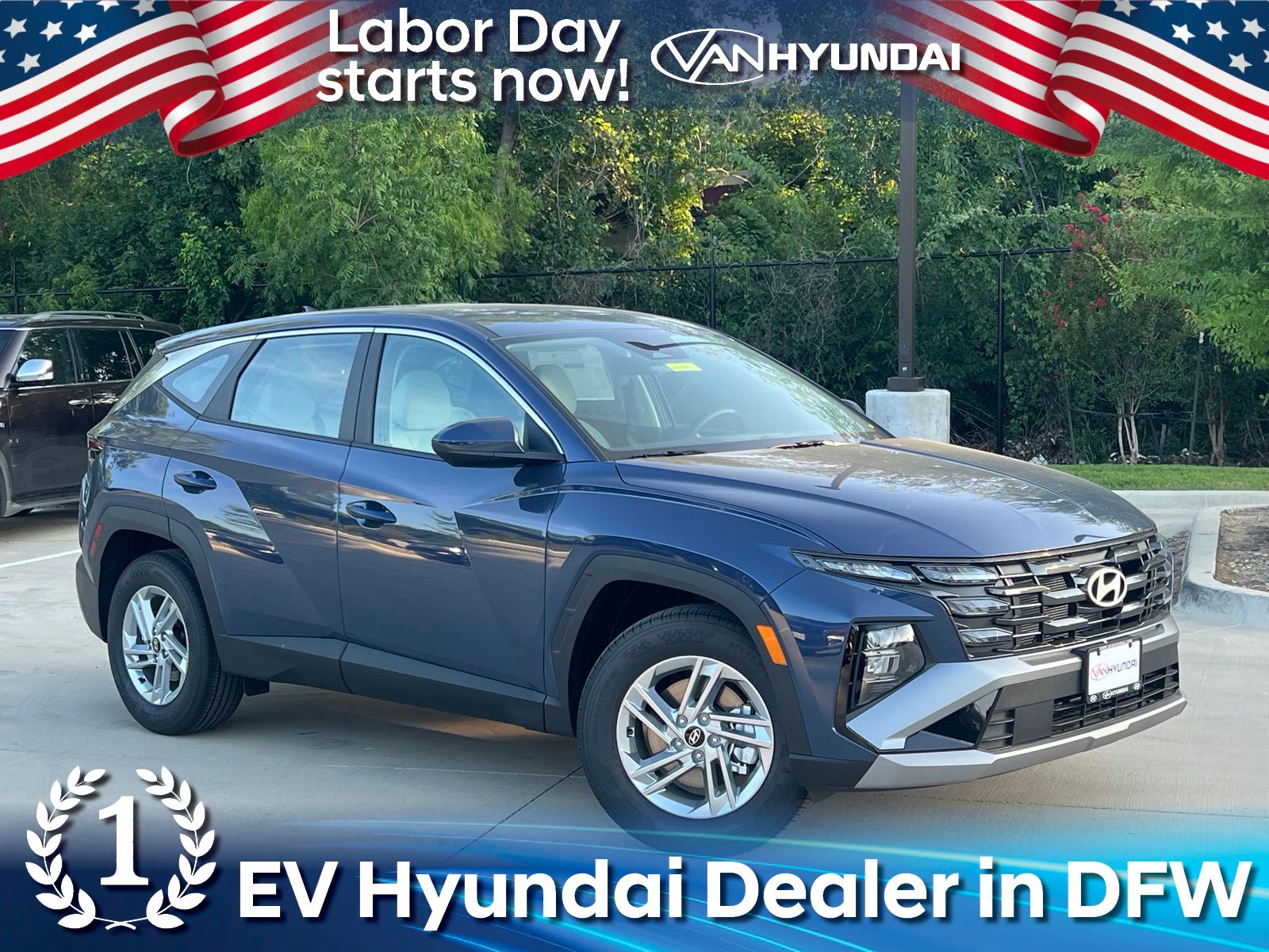 Atlantis Blue 2026 Hyundai Tucson SUV / Crossover Front-Wheel Drive 8-Speed Automatic
