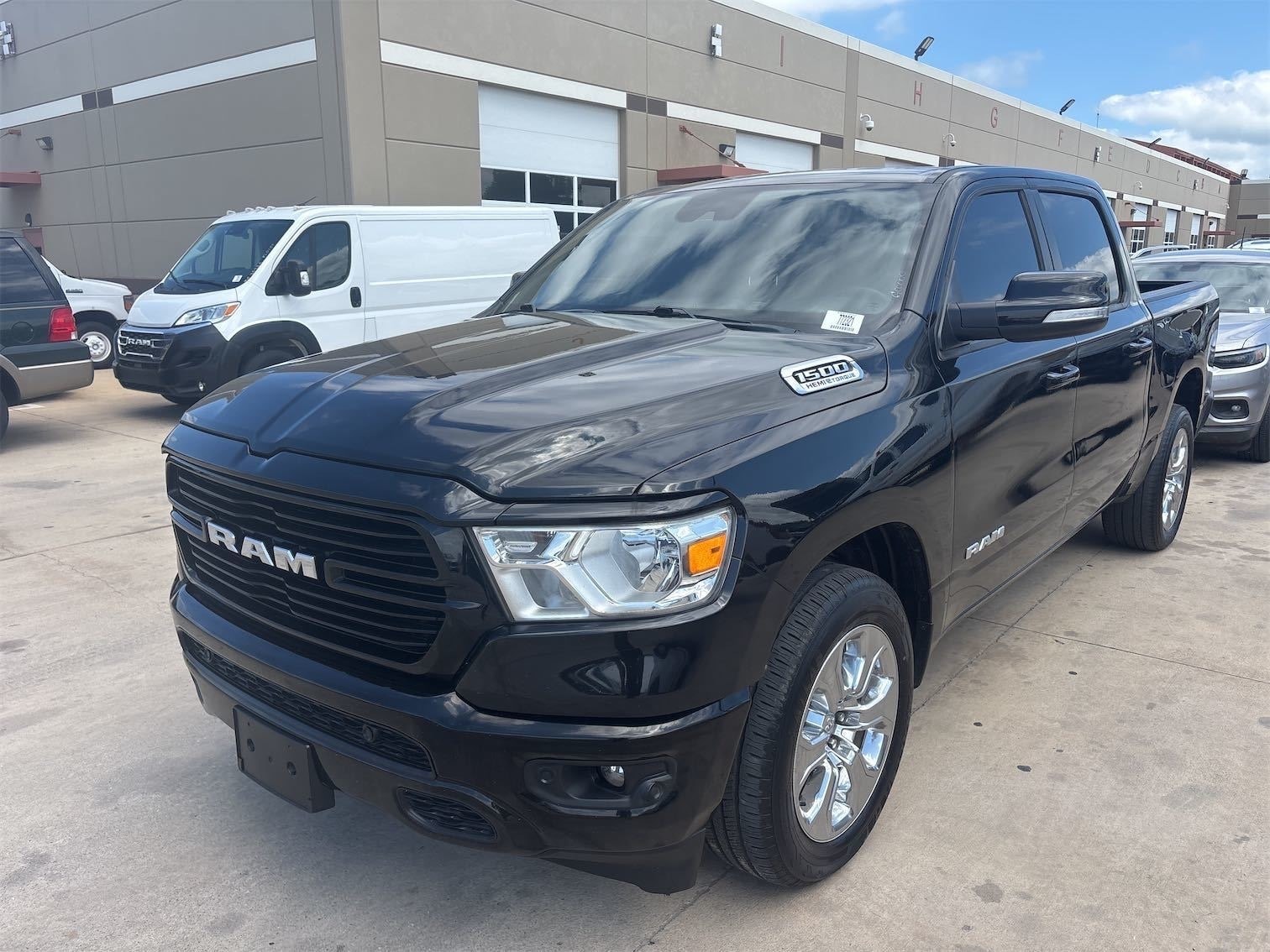 Used 2021 RAM Ram 1500 Pickup Big Horn/Lone Star with VIN 1C6RREFTXMN689945 for sale in Carrollton, TX