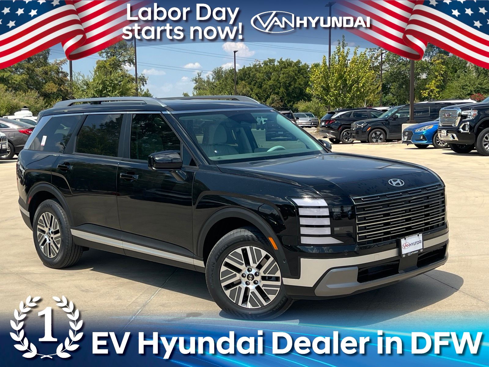 Abyss Black Pearl 2026 Hyundai Palisade SUV / Crossover Front-Wheel Drive 8-Speed Automatic