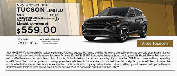 Finance Specials | Van Hyundai | in Carrollton, serving Plano, TX