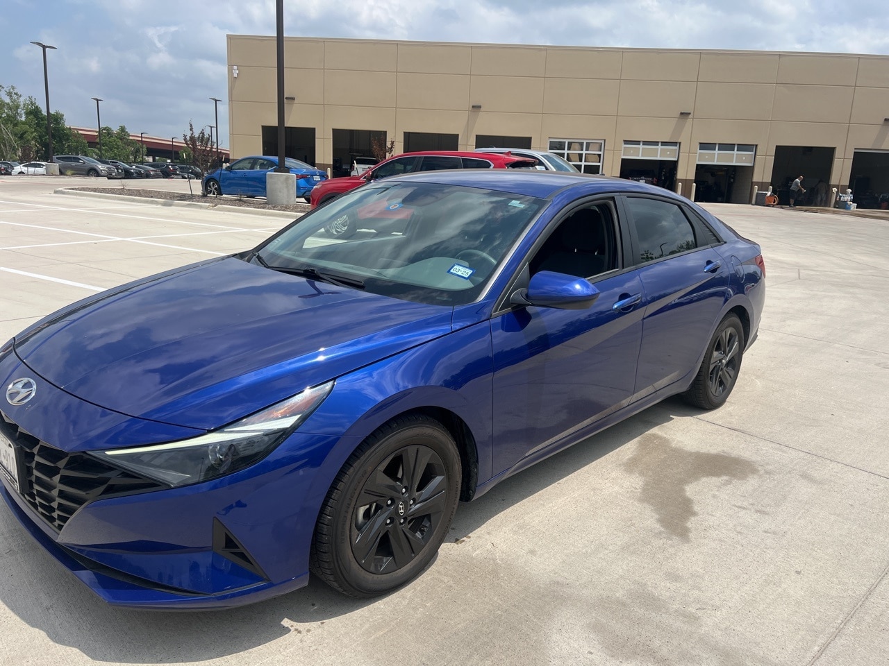 Certified 2021 Hyundai Elantra SEL with VIN 5NPLM4AG9MH033737 for sale in Carrollton, TX