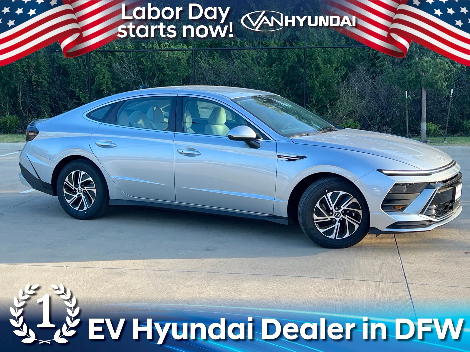 New 2026 Hyundai Sonata Hybrid Blue