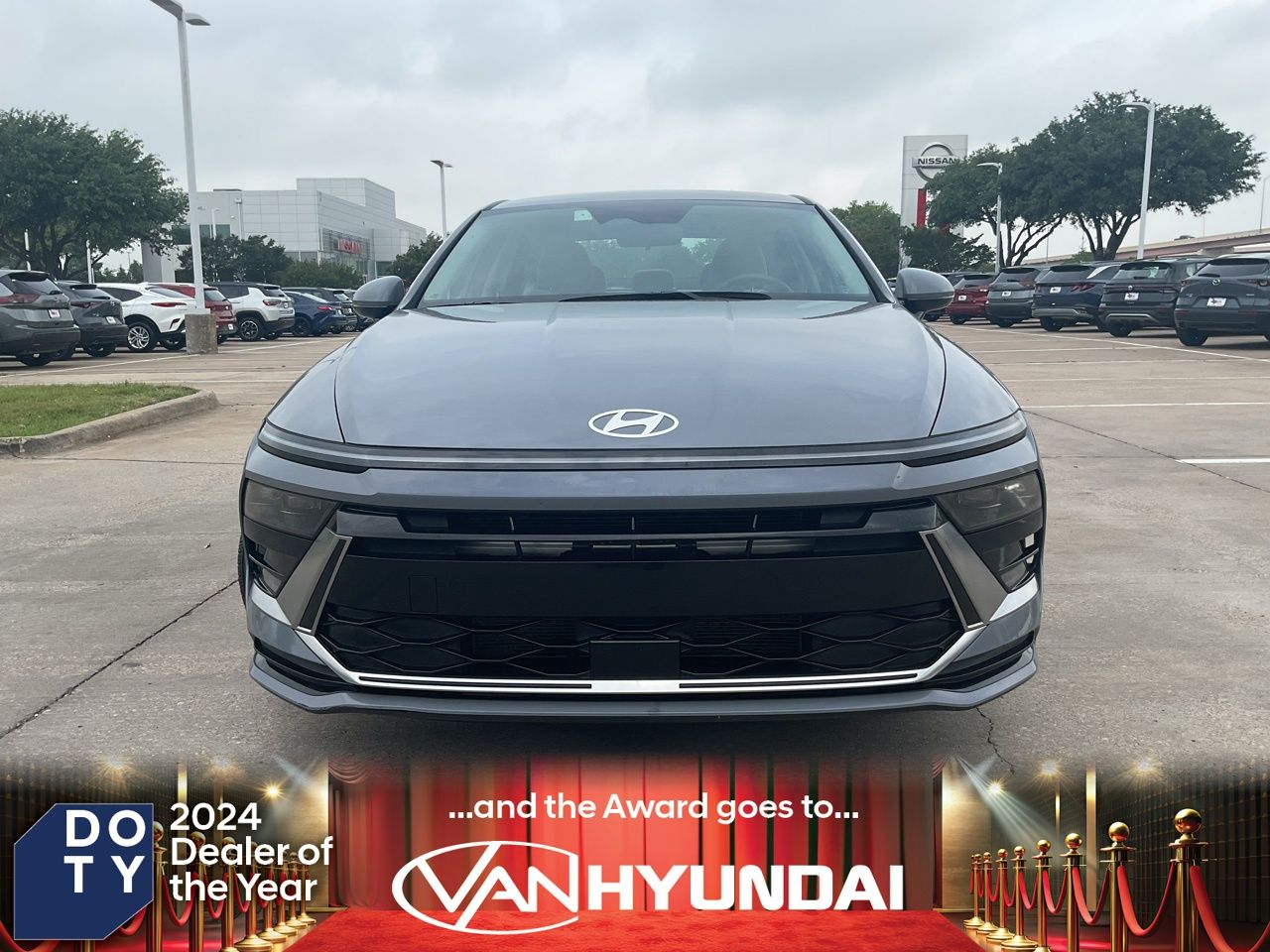 Transmission Blue 2025 Hyundai Sonata Sedan Front-Wheel Drive 8-Speed Automatic