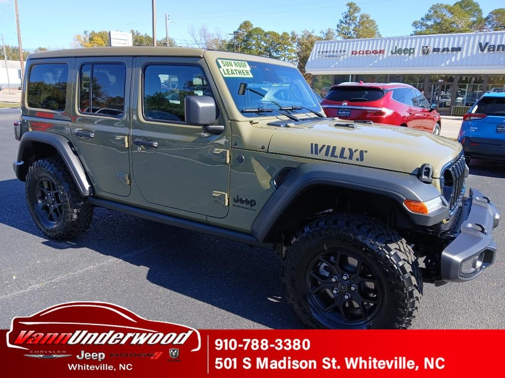 New 2026 Jeep Wrangler 4-DOOR WILLYS Sport Utility