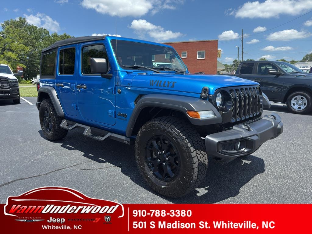 Used 2021 Jeep Wrangler Unlimited Willys Sport Sport Utility